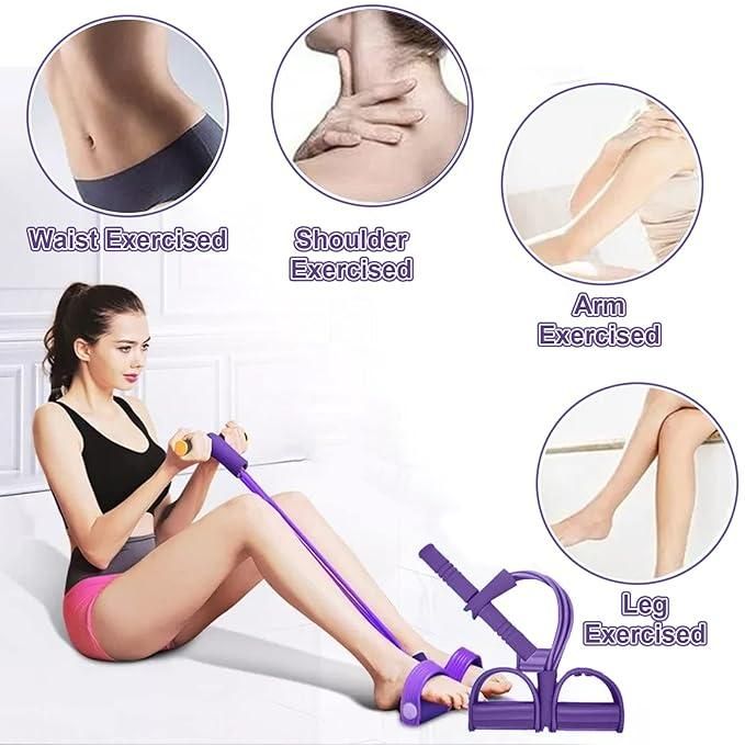 4-Tube Resistance Band – Home Gym Must-Have