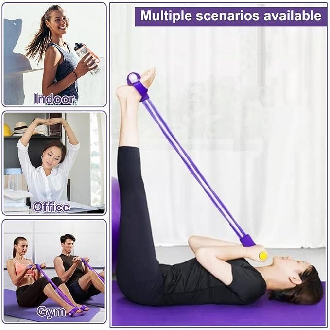 4-Tube Resistance Band – Home Gym Must-Have