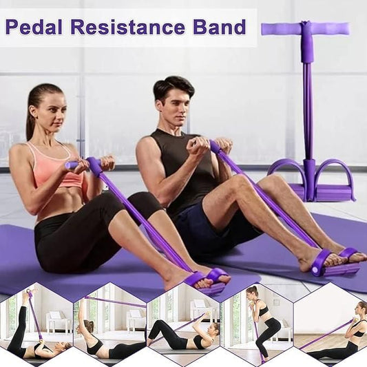 4-Tube Resistance Band – Home Gym Must-Have