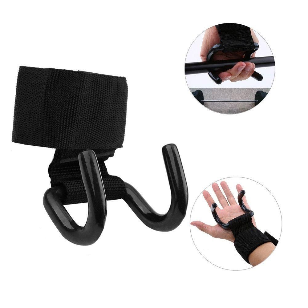 Gym Wrist Hook Support (Pair) – Perfect for Deadlift & Rows