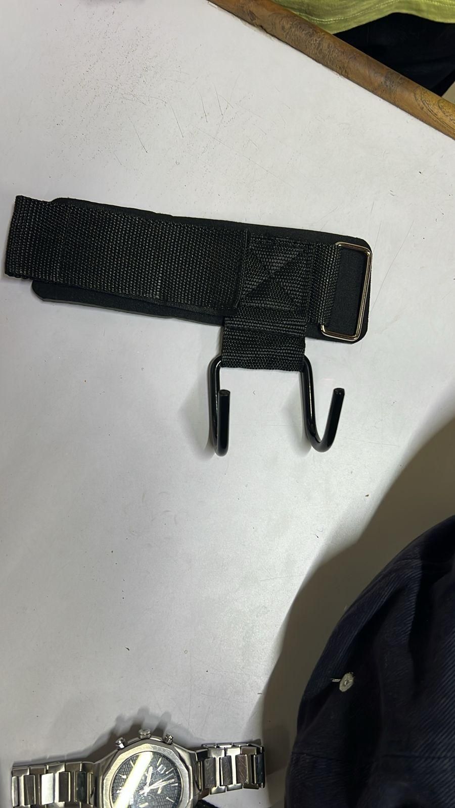 Gym Wrist Hook Support (Pair) – Perfect for Deadlift & Rows