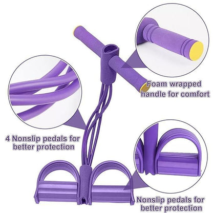 4-Tube Resistance Band – Home Gym Must-Have