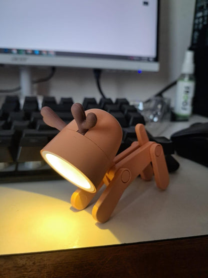 Portable LED Study Lamp with Adjustable Gooseneck