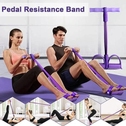 4-Tube Resistance Band – Home Gym Must-Have